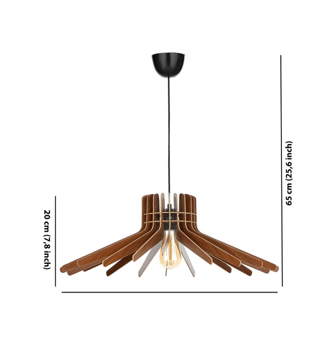 Opviq Boomerang - Walnut